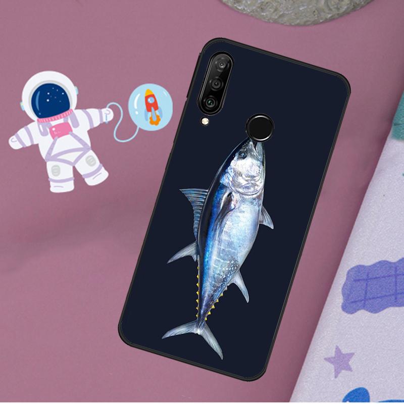 Bluefin Tuna For Huawei Nova 12s 12i 11i 8i Y73 Y72 Y61 Y91 Y90 Y70 Y60 9 10 SE P30 P40 Lite P60 Pro Case