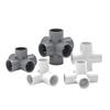 PVC Multi-Directional Shoe and Storage Rack Connector - 3D DIY 25/32mm Pipe Fittings (Tee, 4-Way, 5-Way, 6-Way)