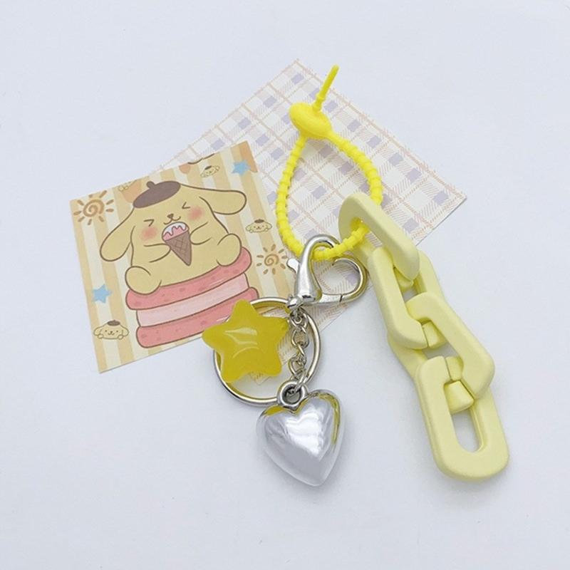 Key Organizer Star Pendant Keychain Star Key Holder Keychain Accessories for Bag
