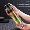 Smart Temperature Double-Layer Glass Tea Infuser Bottle