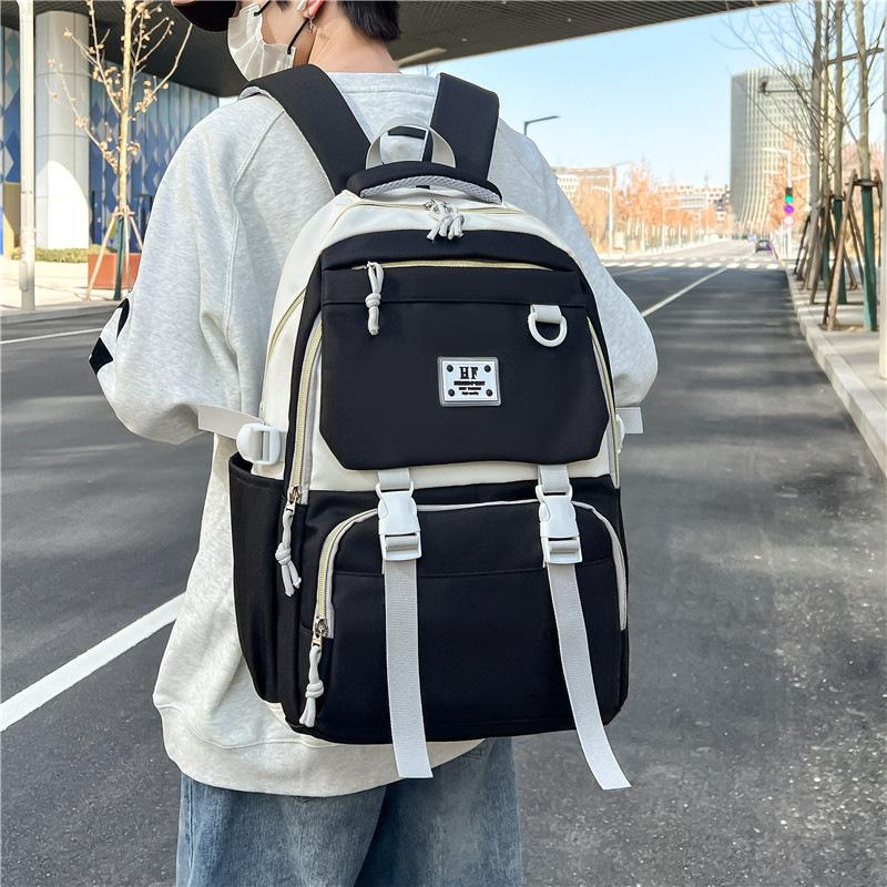 Backpack Large Capacity Campus Waterproof Backpack Outdoor Student Schoolbag