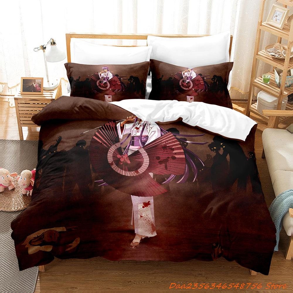 Comforter Cexy Girl Highschool Of The Dead Bedding Set Single Twin Full Queen King Size Bed Set Adult Kid Bedroom Duvet Sets