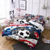 Football Basketball Sports Quilt Cover Bedding Digital Printing Home Textiles Three-Piece Set