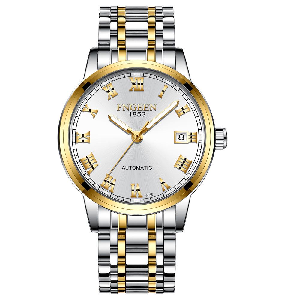Orologio Meccanico Automatico Impermeabile da Uomo Fenzun 2020 con Calendario Vuoto