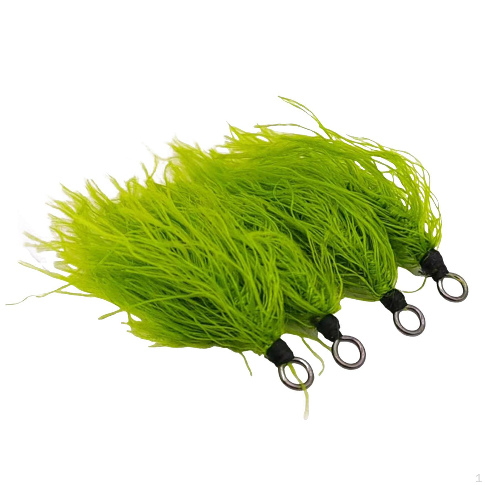 4 Pieces Fishing Lures Hook Artificial Baits Swimbait Jigs Swim for Perch, Hook 13.6mmx7.6mm