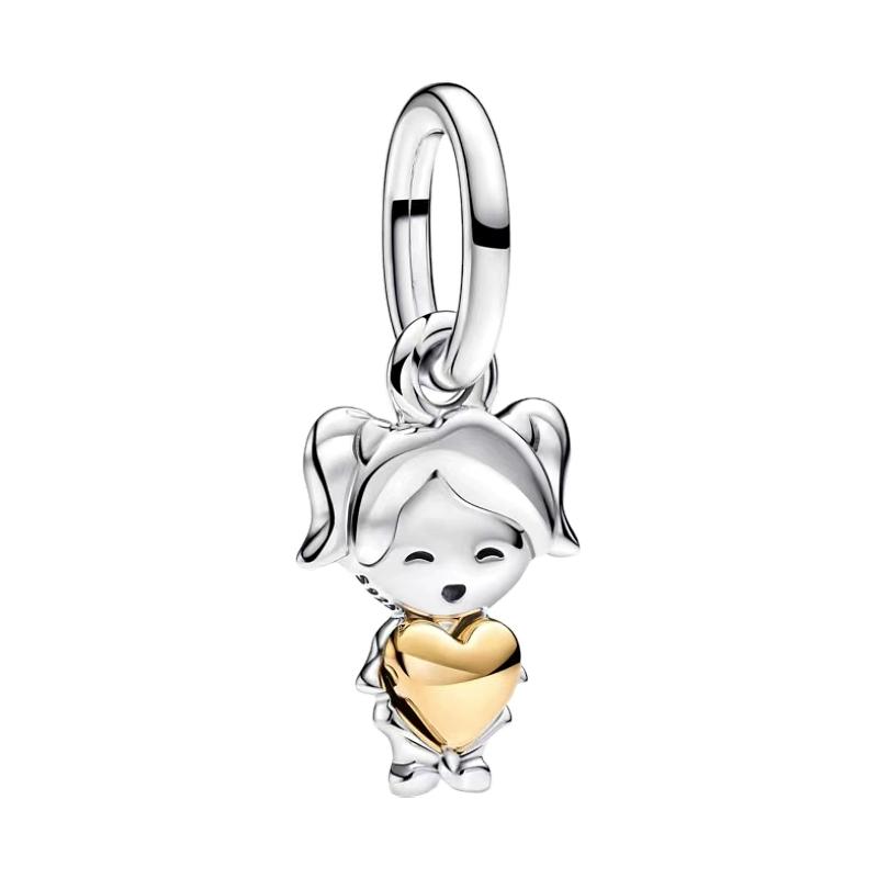 

Медные пасхальные яйца&Мальчики и девочки&Плюшевые мишки&Ракеты&Маленькие чертики Подвеска-шарм Подходит для браслета известного бренда DIY Украшения