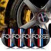 3D Car Aluminum Emblem Car Wheel Center Hub Cap Dust Cover Sticker for Ford Mustang FOOSE ST Racing Fiesta Shelby CVS1