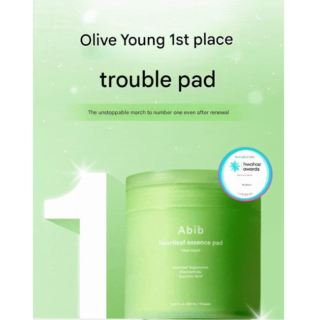 ABIB Heartleaf Spot Pad Clear Touch 70 Pads