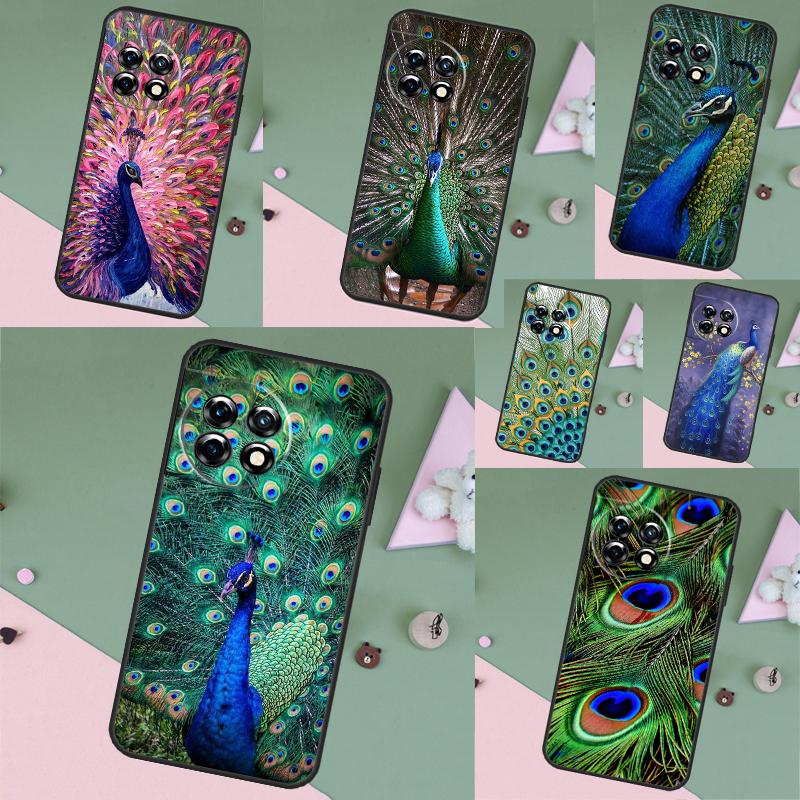Animal Peacock Pattern Case For OnePlus Nord CE 5 2 3 4 Lite N30 N20 OnePlus 15 13 12 11 9 10 Pro 10T 13R 15R Cover
