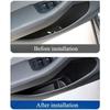 Car Door Side Storage Box for Tesla Model Y Juniper 2025 TPE Low Edge Style Front Rear Door Handle Armrest Tray Car Accessories