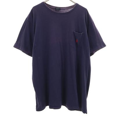 Polo by Ralph Lauren Tričko s krátkym rukávom XL Fialové Pánske Použité