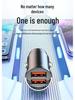 240W Dual USB Car Charger - Fast Charging 12V/24V Invisible Plug