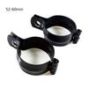 2pcs Spotlight Mount Brackets Stable Light Clamp Holders Replaceable Motorcycle Light Parts - Black / Silver