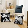 Zwart-Wit NO.8 Bil Kussen Kussenhoes Kussensloop Woonkamer Bank Huisdecoratie Op Maat