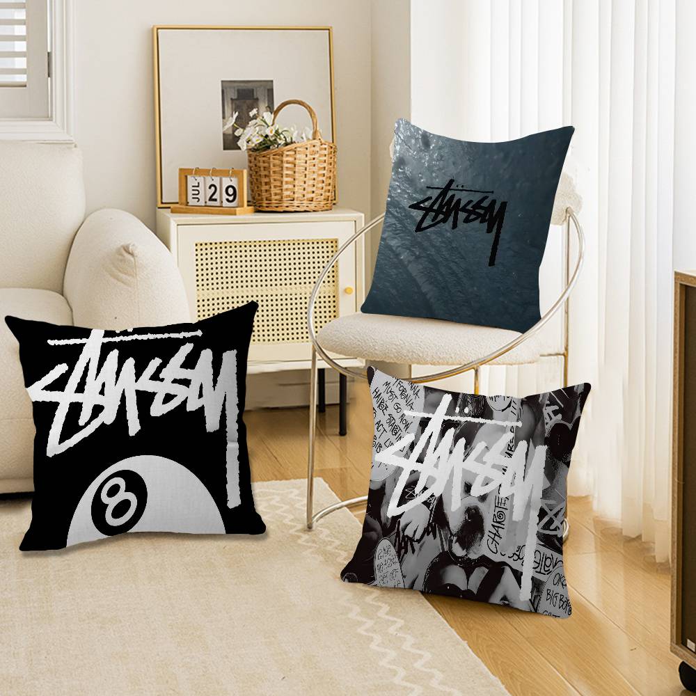 Zwart-Wit NO.8 Bil Kussen Kussenhoes Kussensloop Woonkamer Bank Huisdecoratie Op Maat