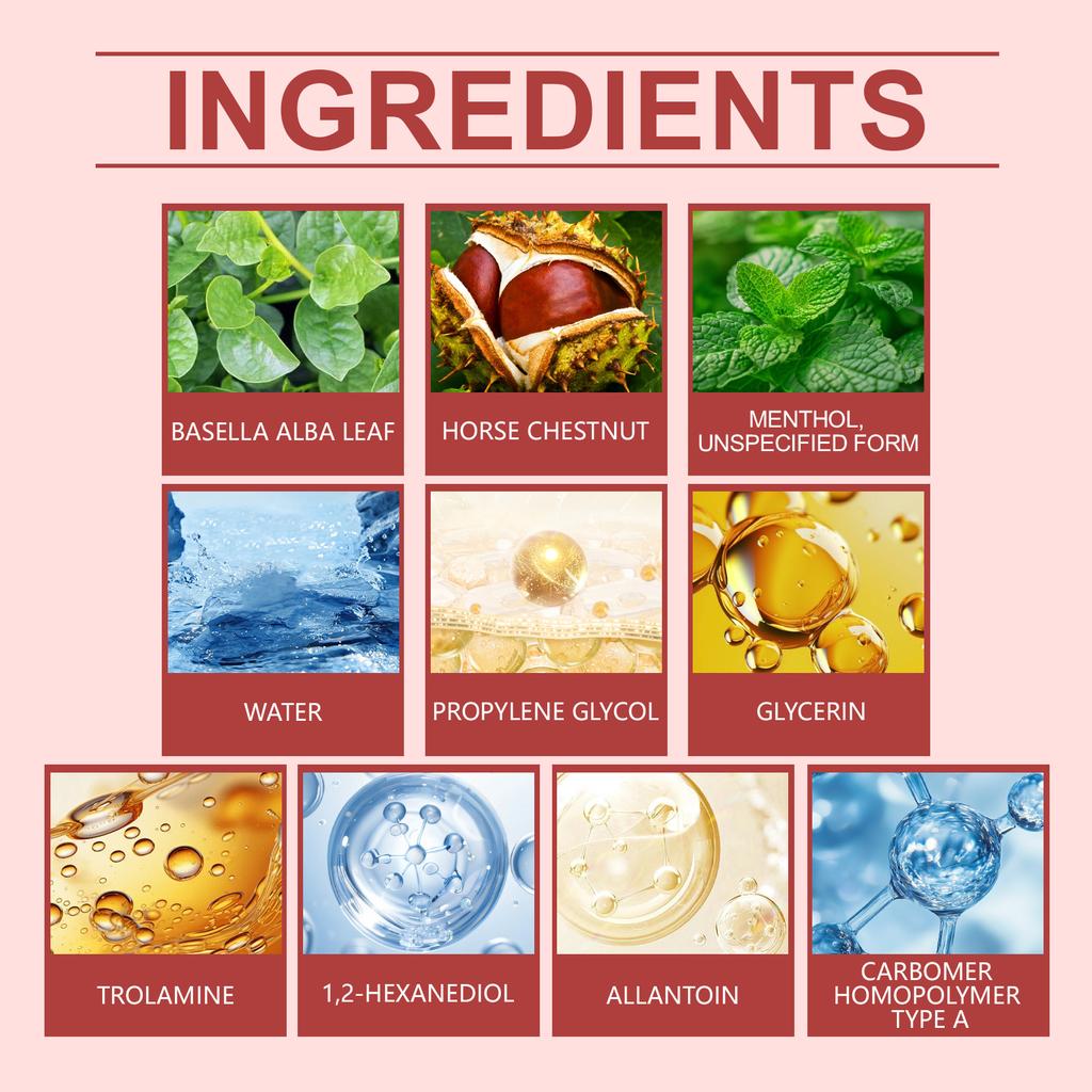 Healthy And Soothing Gel Fluid Retention Lymphatic Drainage To Control Edema