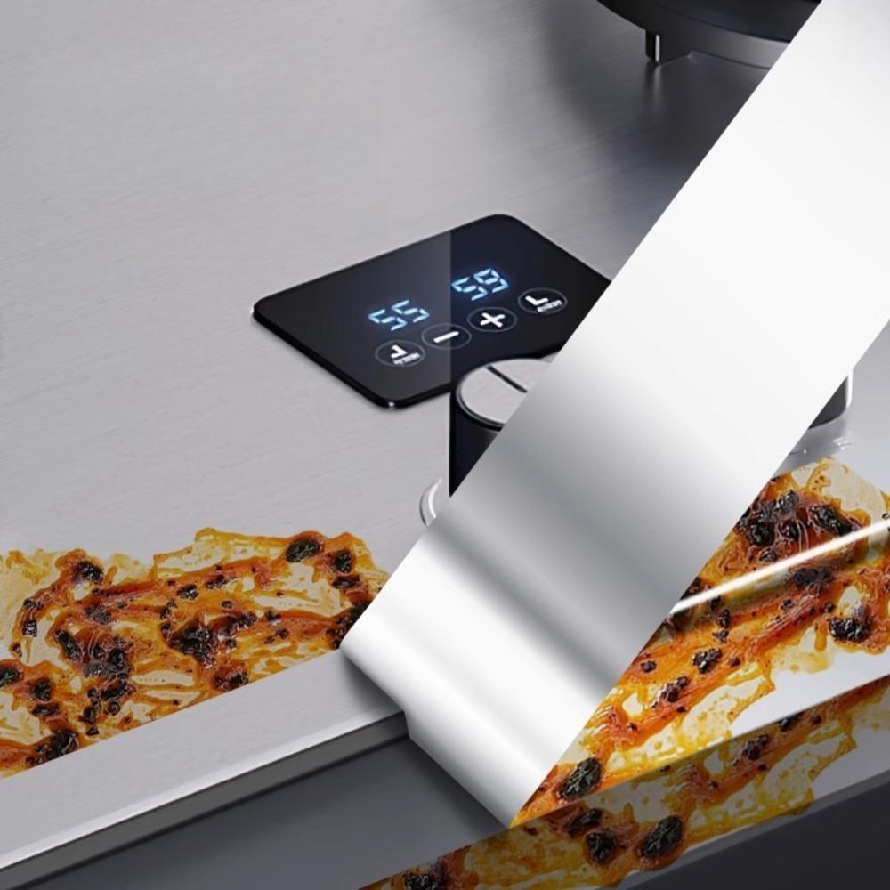 5m/Roll High Temperature Resistance Aluminum Foil Tape Kitchen Pipe Repair Self Adhesive Sealing Heat Insulation Durable Tape