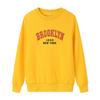 Unisex Korean Style Long Sleeve Letter Print Sweatshirt - Autumn/Winter Round Neck Pullover