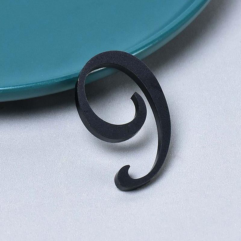 0-9 Acrylic Self Adhesive House Number Sticker Frosted Silver Gold Color Doorplate Home Door Plaque Numbers Sign New