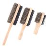 Men Boar Bristle Hair Brush Natural Wooden Wave Brush For Male Beard Hairbrush