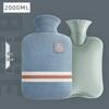 Ladies' Large Hot Water Bottle with Knitted Cover - Warm Compress & Hand Warmer