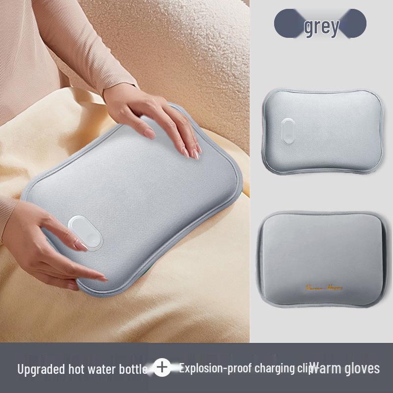 Electric Explosion-Proof Rechargeable Hand Warmer & Large Hot Water Bag