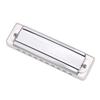 KONGSHENG AM20D Phosphor Bronze Reed 10 Hole 20 Tone Blues Harmonica In the Key of D(White)