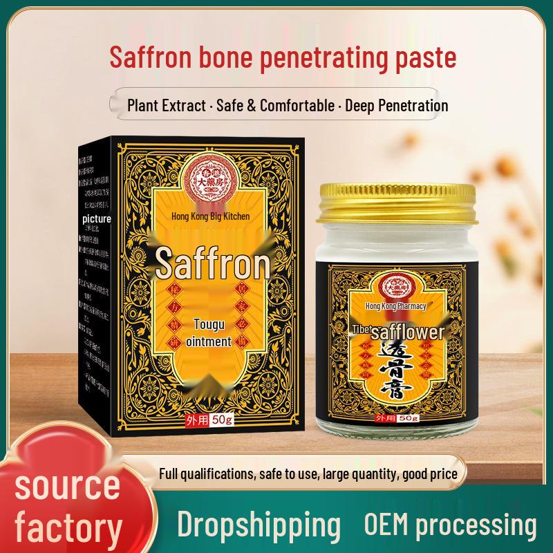 Saffron Tiger Balm: Deep-Penetrating Cervical & Lumbar Massage Ointment