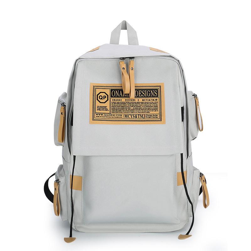 Fashionable Large Capacity College Backpack For Girls And Boys Trendy Ins Style