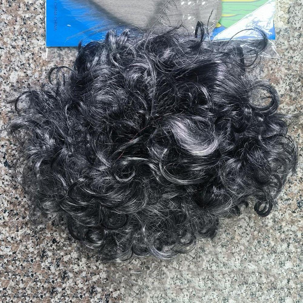 Afro Men's Fake Beard Wig Funny Halloween Cosplay Wig Fashion Wig Beard Makeup Party