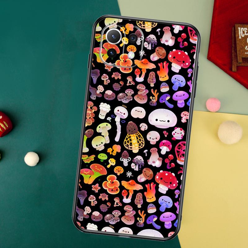 Mushroom Case For Xiaomi 14T Pro 11T 12T 13T 13 14 15 Ultra POCO X7 Pro X3 X5 X6 M6 F5 F6 Pro Cover