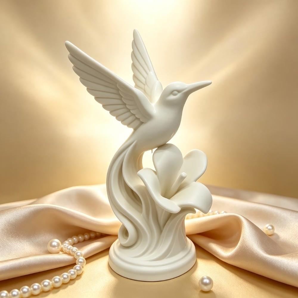 3D Printed Mermaid Statue Nordic Style Desktop Ornaments Mermaid Figurine Fish Sculpture  Gift