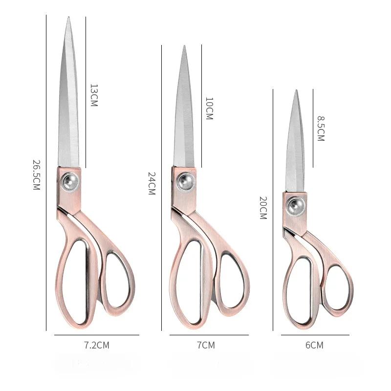 Professionelle Schneiderschere, Vintage-Schere aus Edelstahl, Stoff- und Lederschneider, Schere für DIY-Nähzubehör