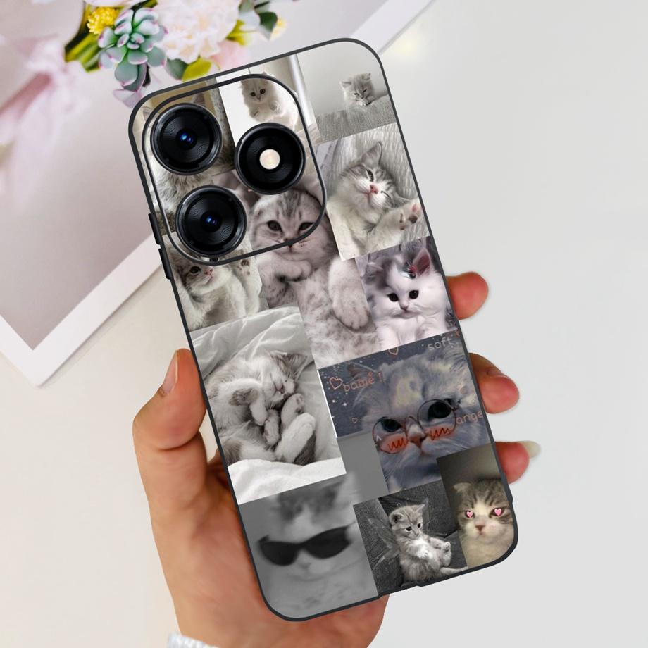 For Tecno Spark 10 10c 10 Pro Phone Case Spark10 KI5k KI5m KI5q KI7 Back Cover Soft Transparent TPU Slim Funda Dragon Astronaut