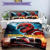 3PC Custom Name Dreams Ignite Bedding Set Duvet Cover Closure Includes 1 Duvet Cover & 2 Pillowcases for Bedroom