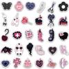 60Pcs Y2K Pink Kawaii Girls Gothic Stickers Cute Anime Aesthetic Decals Phone Suitcase Laptop Stationery Car Toy Sticker