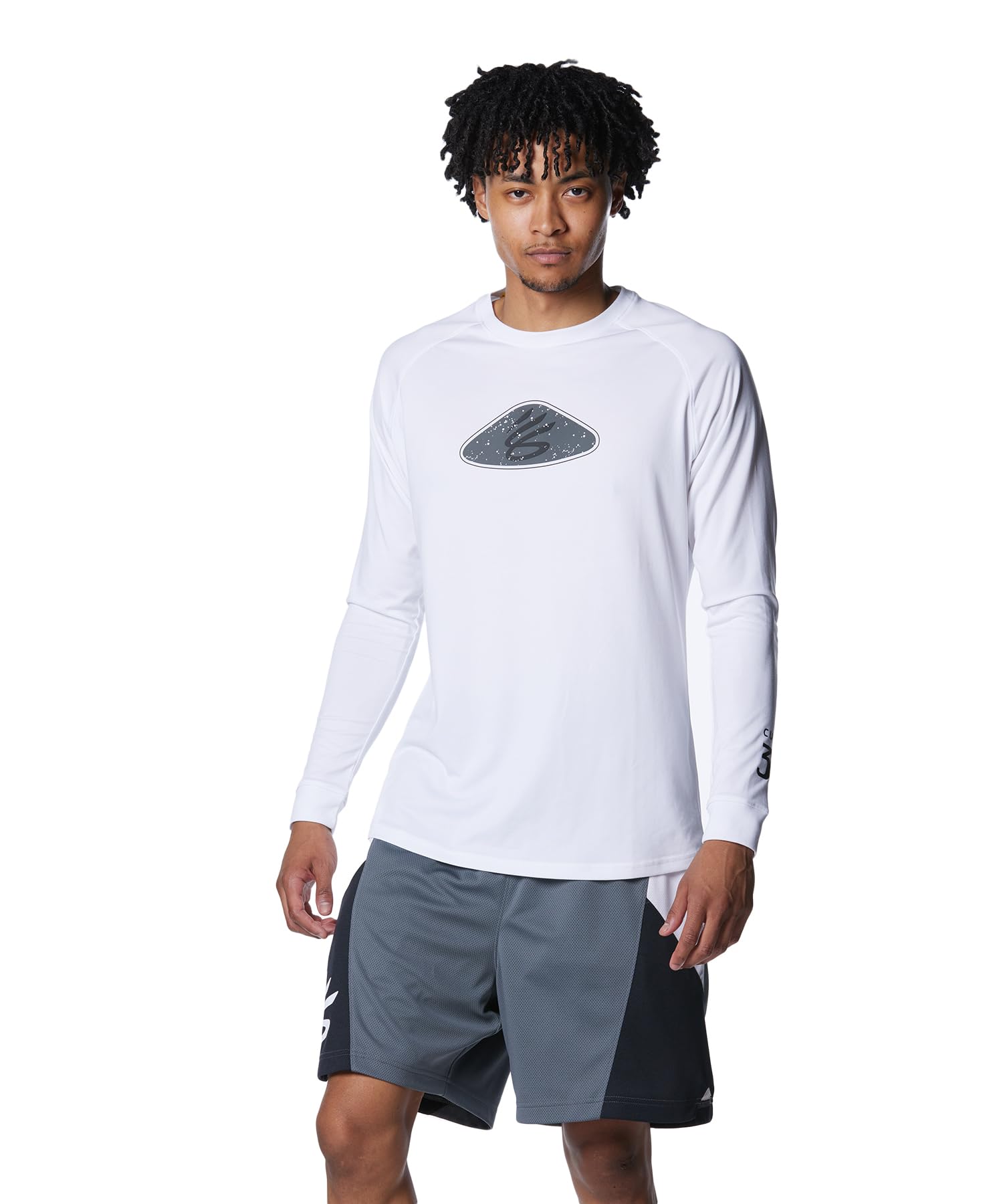

CURRY TECH GRAPHIC LS LG [Under Armour] ФУТБОЛКА, Белый, Черный,