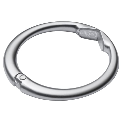 Clipper Bag Hanger 1274 Matte Silver