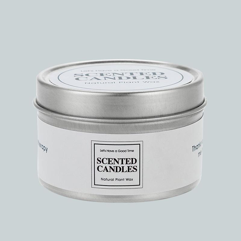 

Golden Tin Can Candle Aromatherapy Home Furnishings No Low Temperature Soy Wax Aromatherapy Candle North Sea floral fragrance