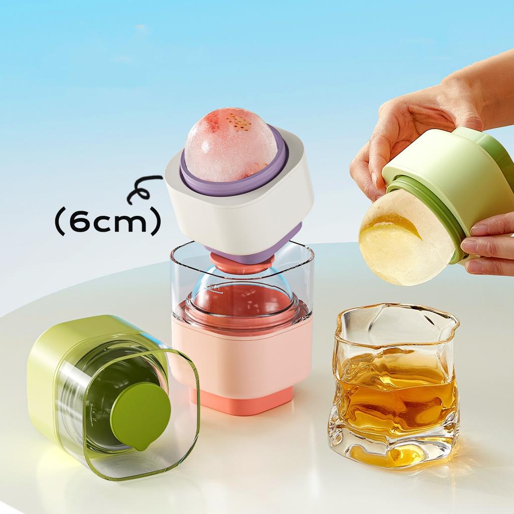 Silikon Runde Whiskey Eishockey Eisformen 6cm Tablett Eisform Eiskugel Maker Box Lutscher DIY Bar Party Herstellung Geschenke Küchenwerkzeuge