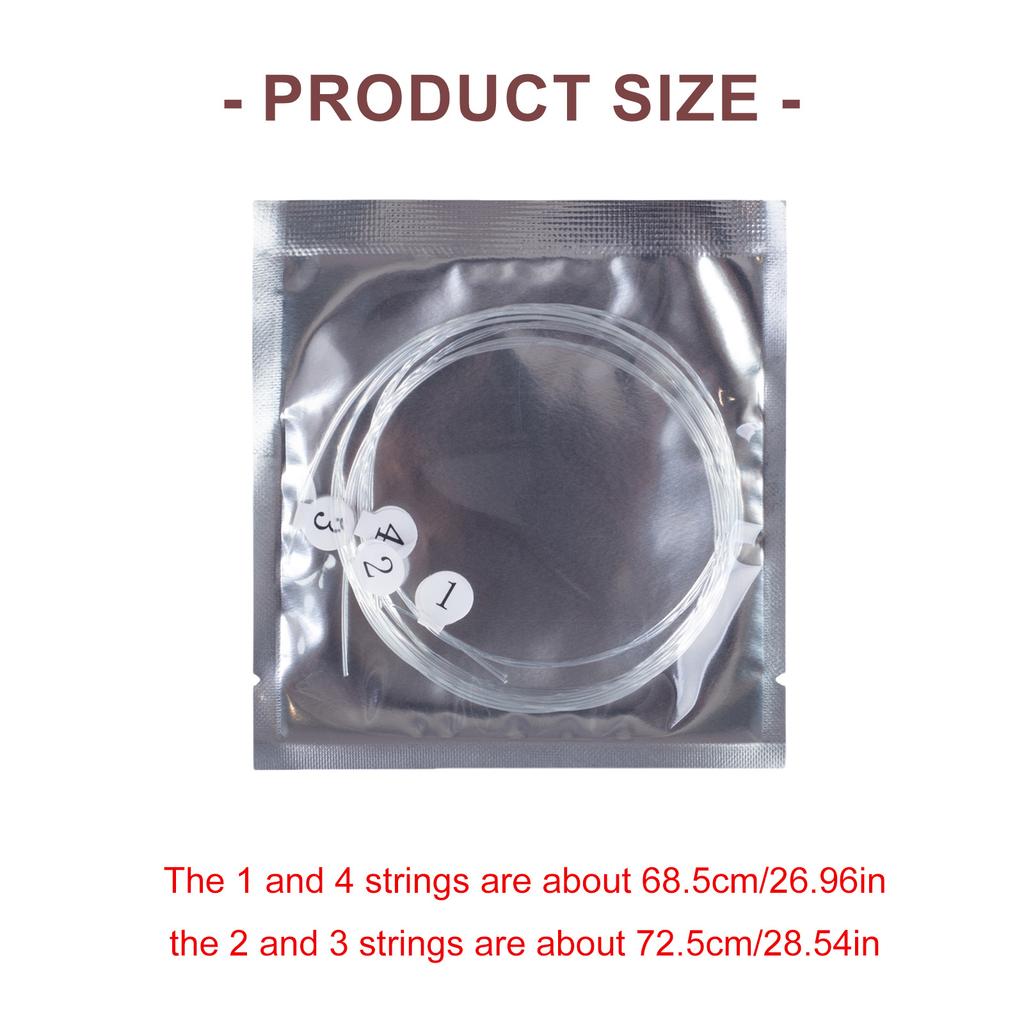 High Tension Ukulele Guitar Strings Suit Universals Ukulele Strings Replacement for Stage Performances