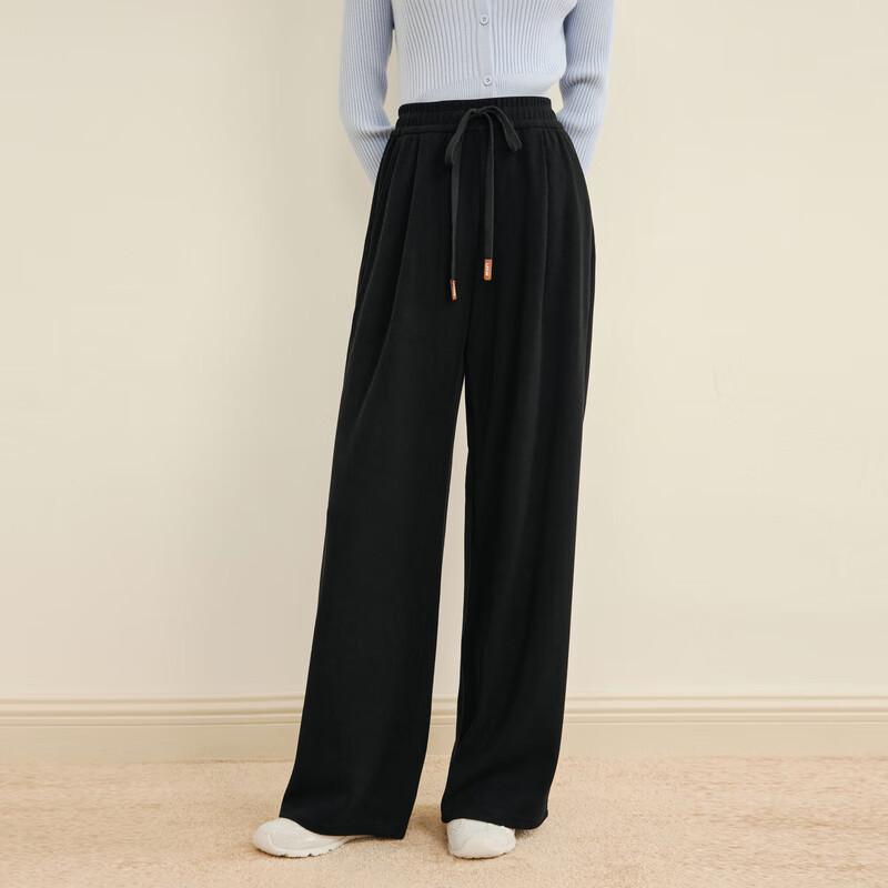 

Le Tinge Sweet Style Wide-Leg Knit Lounge Pants S