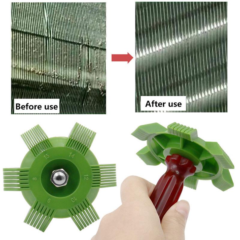 

Condenser Comb Heavy Duty Radiator Evaporator Fin Straightener Cleaner Air Conditioning Cooling Brush for Autos