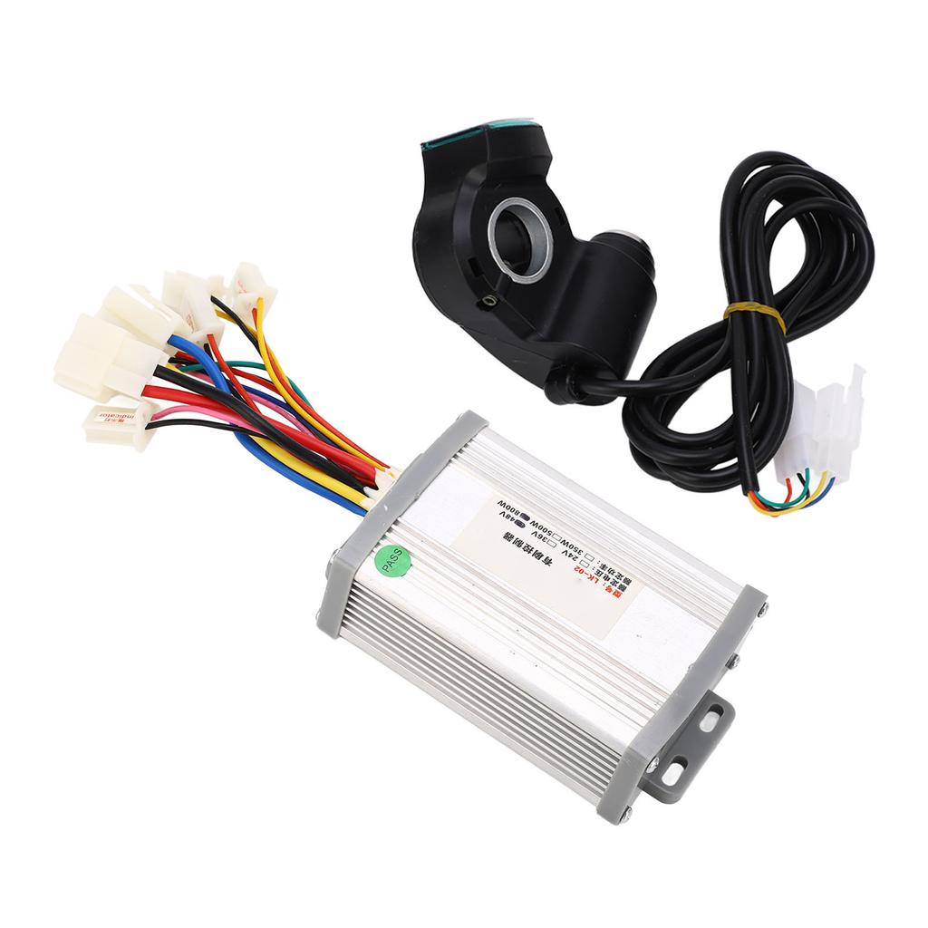 48V 800W Bike Brush Controller Set with Keys Thumb Throttle Electric Bicycle Conversion Kit for