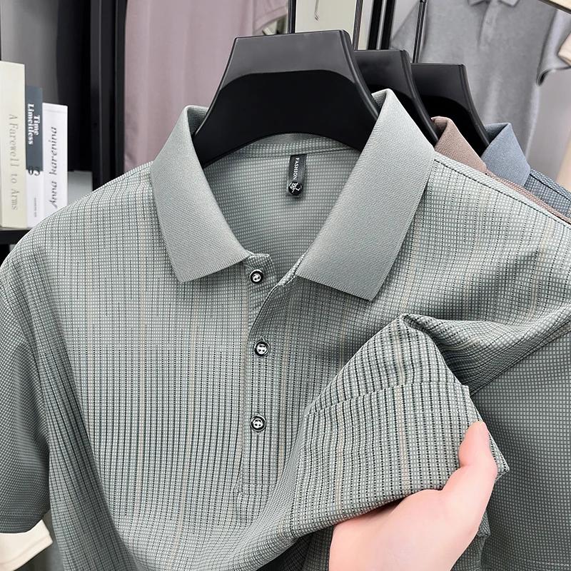 

Модная персонализированная высококлассная футболка-поло с коротким рукавом, летняя дышащая трендовая с карманом, новая футболка для мужчин L