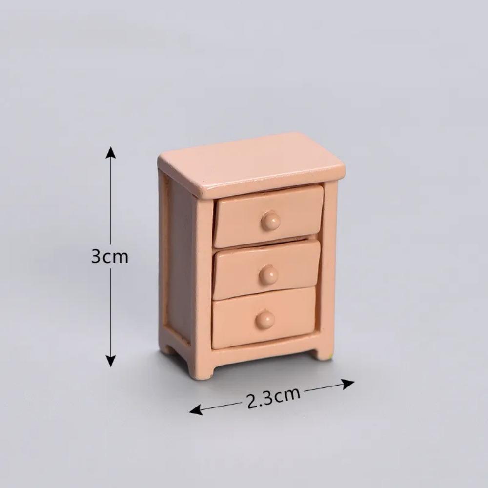 

Статуэтки Миниатюрные Имитированные Ретро Мебель Диван Прикроватный Столик Кошка Микро Пейзаж Украшения Для Украшения Дома Декор Комнаты