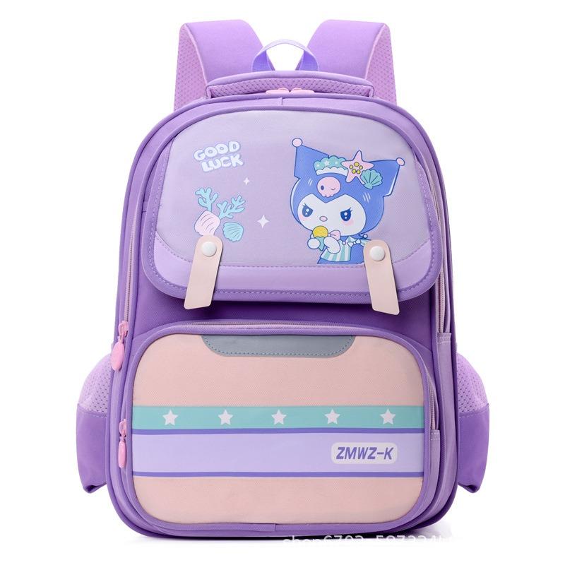 Elementary school bags Boys and girls cartoon breathable backpack 123rd to 6th grade spine protection burden reduction children's backpack