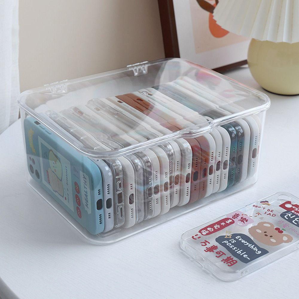 1Pcs Transparent Mask Storage Box Multipurpose Drug Storage Case  Pill Jewelery Earrings Cosmetics