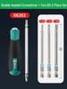 SATA 2-in-1 Double-Ended Screwdriver: High Hardness Phillips & Flathead Repair Tool