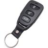 Keyless Entry Remote Key Fob Cover Case Fit for 2007-2010 Hyundai Elantra 2006-2010 Sonata Tucson for Kia Key Fob Shell 4 Buttons (1)